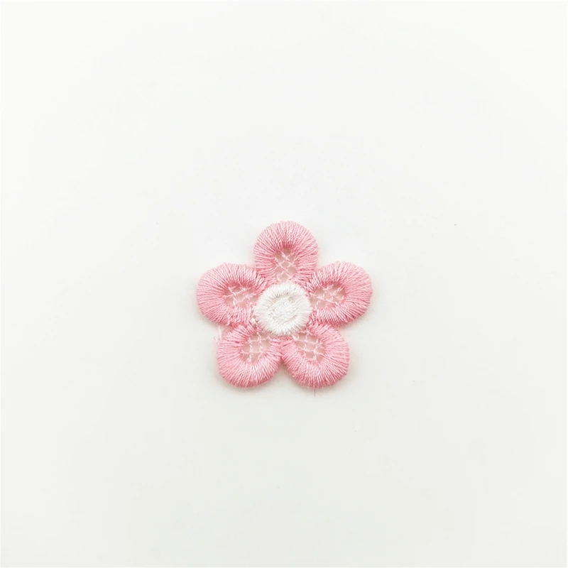 36 Stück/Los 2,8 cm DIY bestickte Blumenapplikationen, Haarspangen-Accessoires für Kinder, Geschenkdekoration, Aufnäher – Detail 6