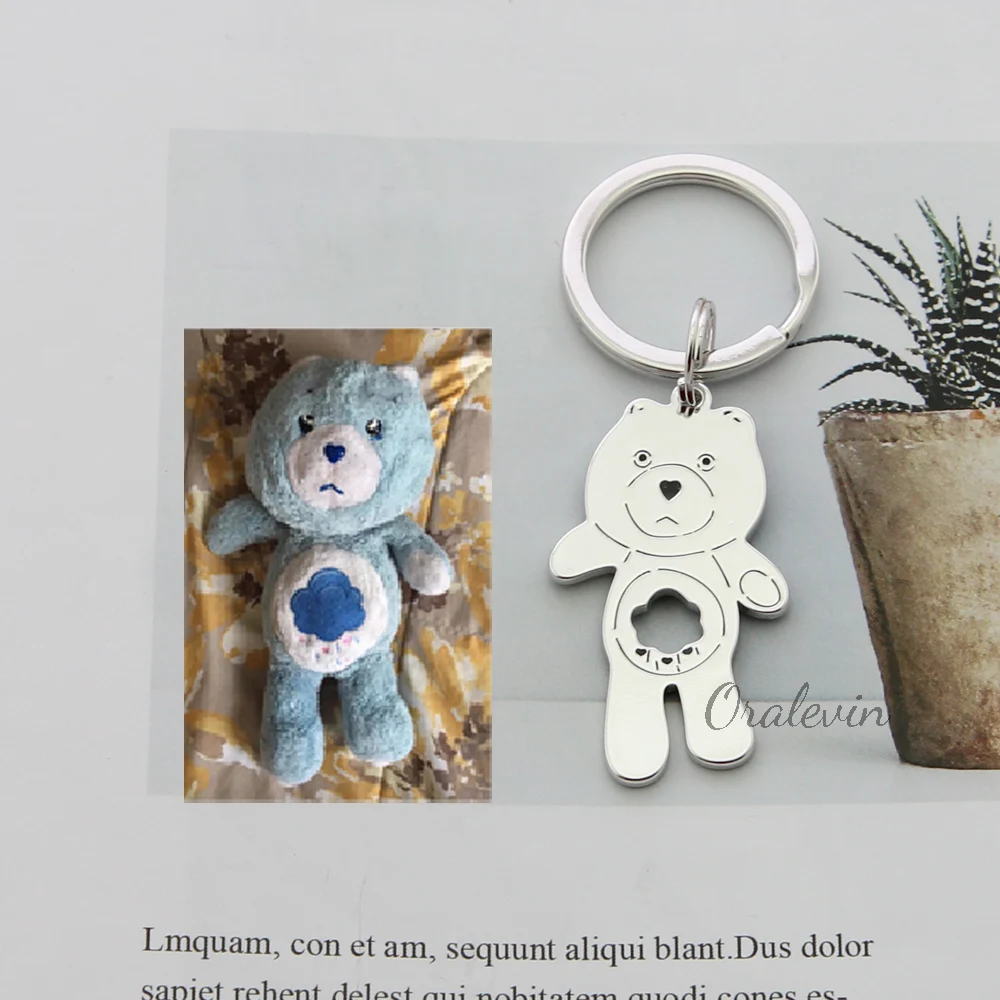 Custom Pet Photo Picture Pendant Necklace Personalized Kids Artwork Necklcace Jewelry Christmas Gift Drop Shipping