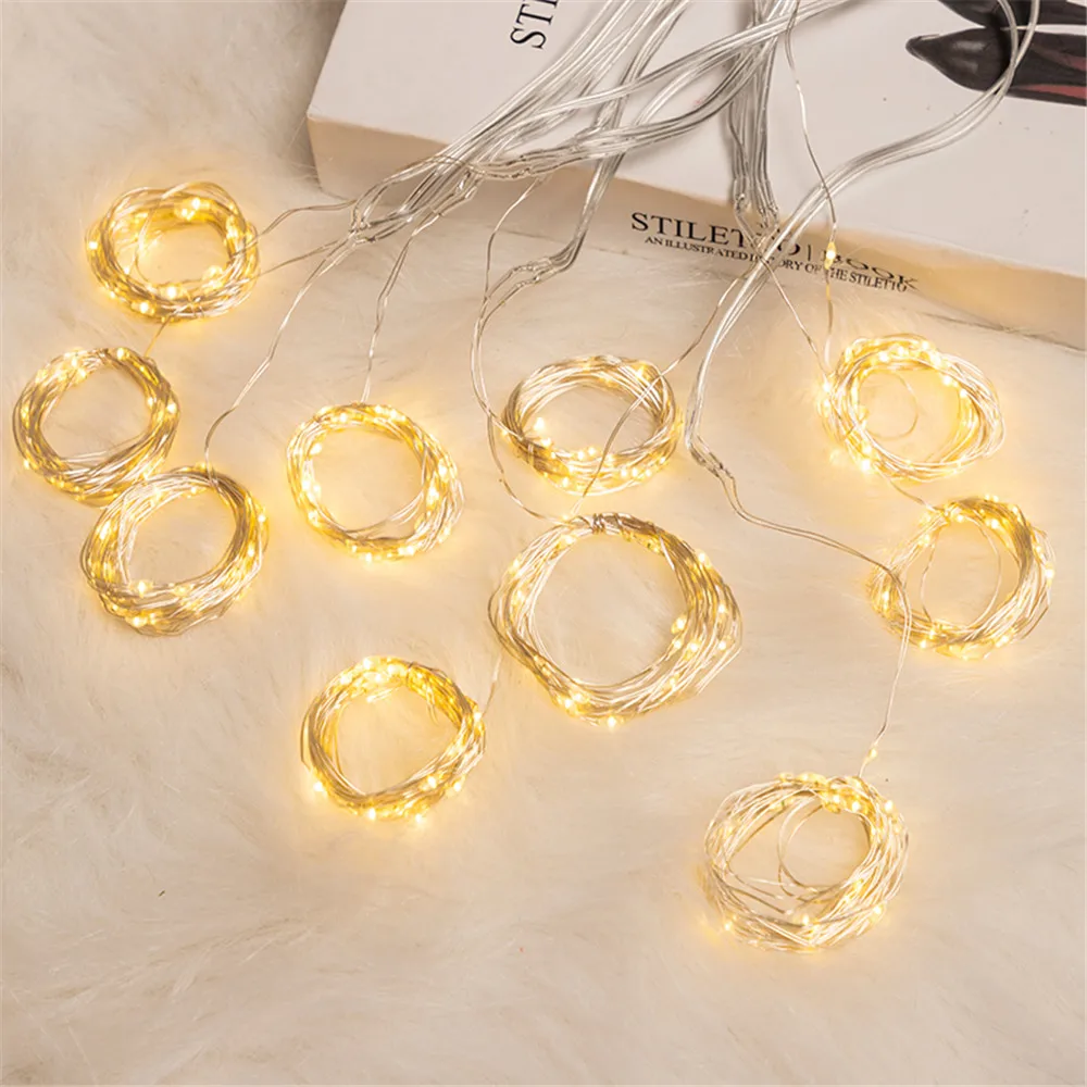 Christmas Decoration 3MX2M Solar Powered Fairy String Lights Outdoor Waterproof Garland LED Curtain for Wedding New Year Party