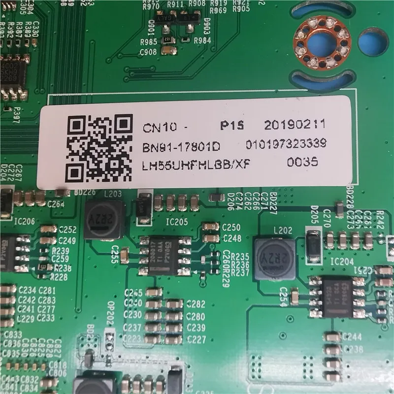 테스트 메인 보드 LFD_SE15HV_UDE_BC BN41-02403B 마더 보드 55 인치 LH55UHFHLBB/XF LH55UDEHLBB/EN