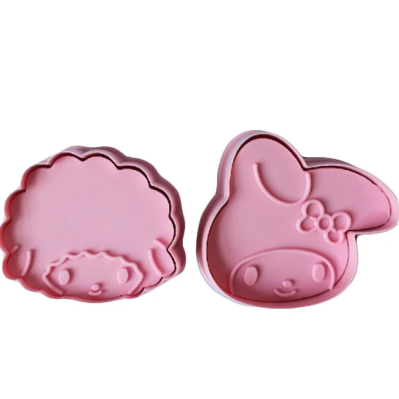 Sheep And Dog Cookie Cutter Plastic Biscuit Knife Baking Fruit Kitchen Cake Mold Embossing Printing Tools