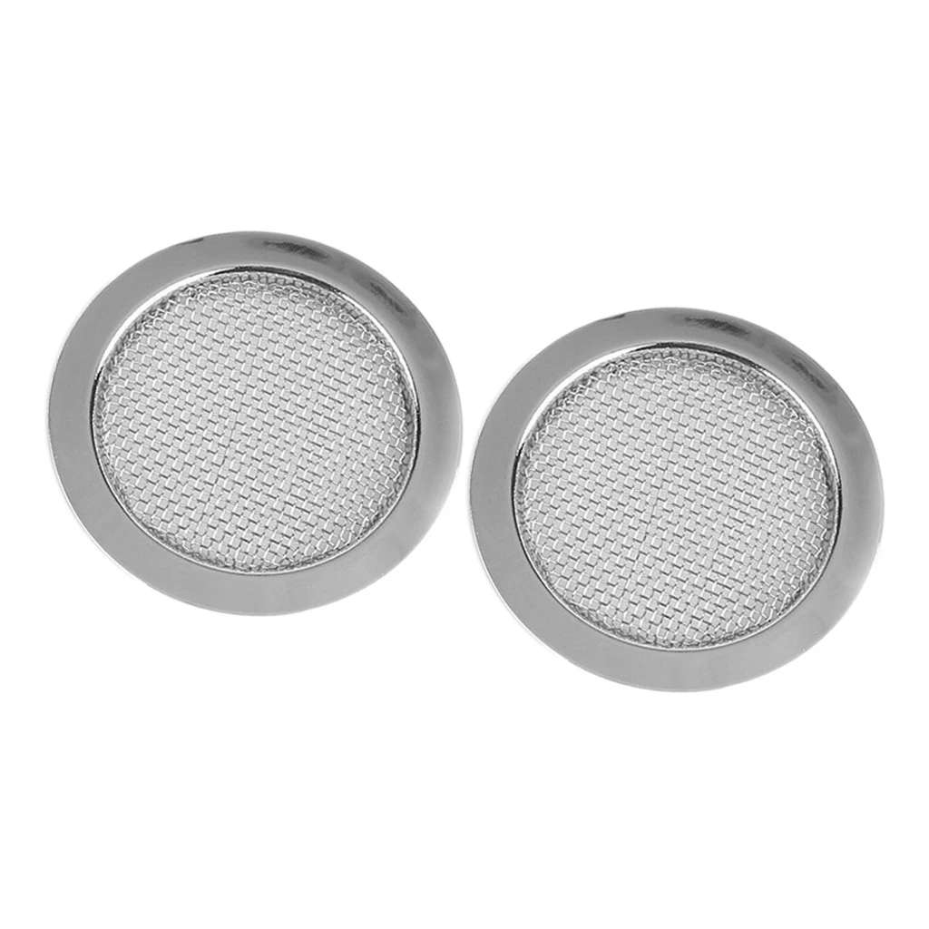 Grille de protection pour haut-parleur rond, inserts de trou sonore, grille d'écran, résonateur Dobro JEResubdivision, 2 pièces