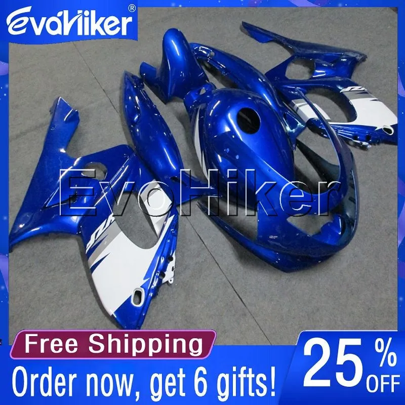 

Custom motorcycle fairing for YZF600R Thunderent 1997-2007 Injection mold ABS plastic motor panels kit blue silver+gifts