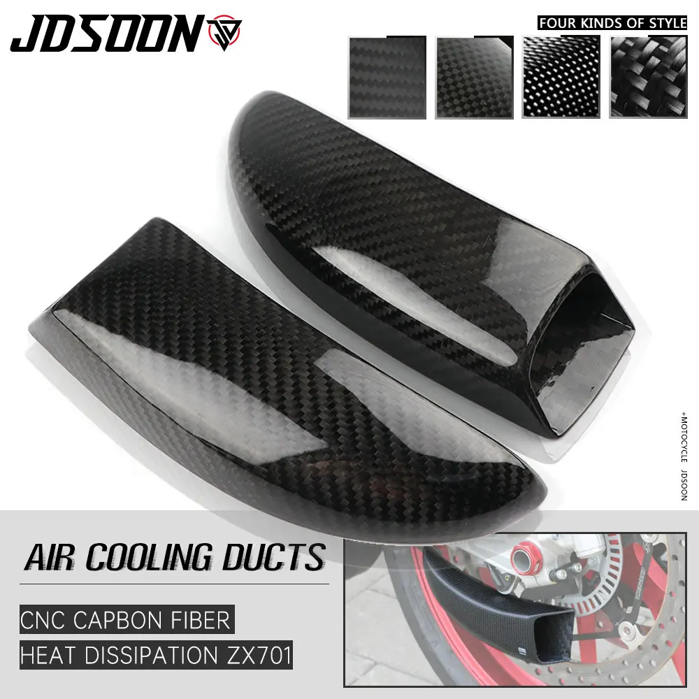 Carbon Fiber Air Ducts Brake Cooling Mounting kit Air Cooling Ducts System For XDIAVEL 2016-2020 HYPERMOTARD 796 2010-2012