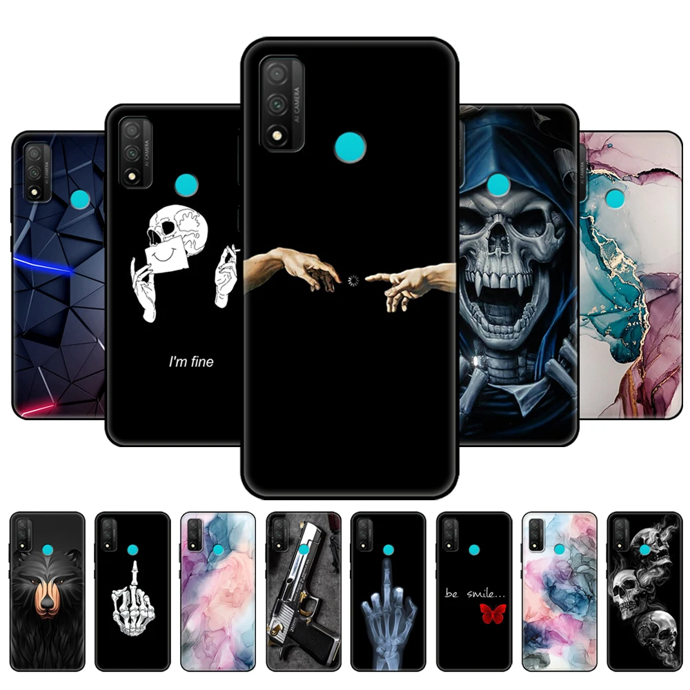 For Huawei P smart 2020 Case Soft Tpu Silicon Back Phone Cover On PSmart 2020 POT-LX1A 6.21