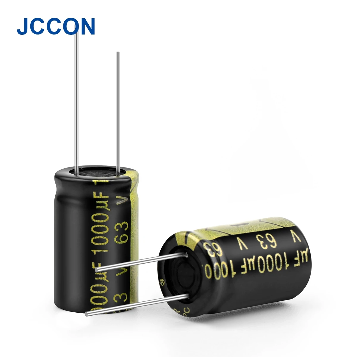 10Pcs JCCON Aluminum Electrolytic Capacitor 63V1000UF 16x25 High Frequency Low ESR Low Resistance Capacitors 1000UF