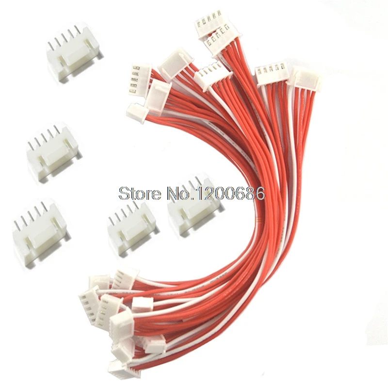 

30CM 24AWG 5P Dual End XH2.54 5Pin Female Connector Cable 5 Pin Battery Connector Plug Female & Male with Wire