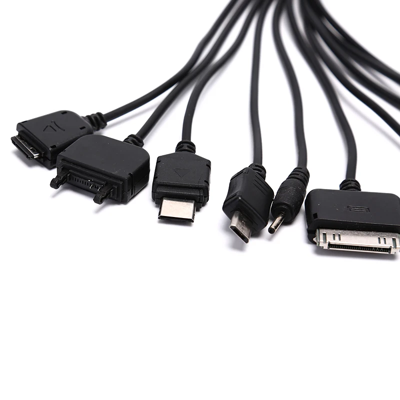 Universal 10 in 1 Multi-Function Cell Phone Game USB Charging Cable Charger