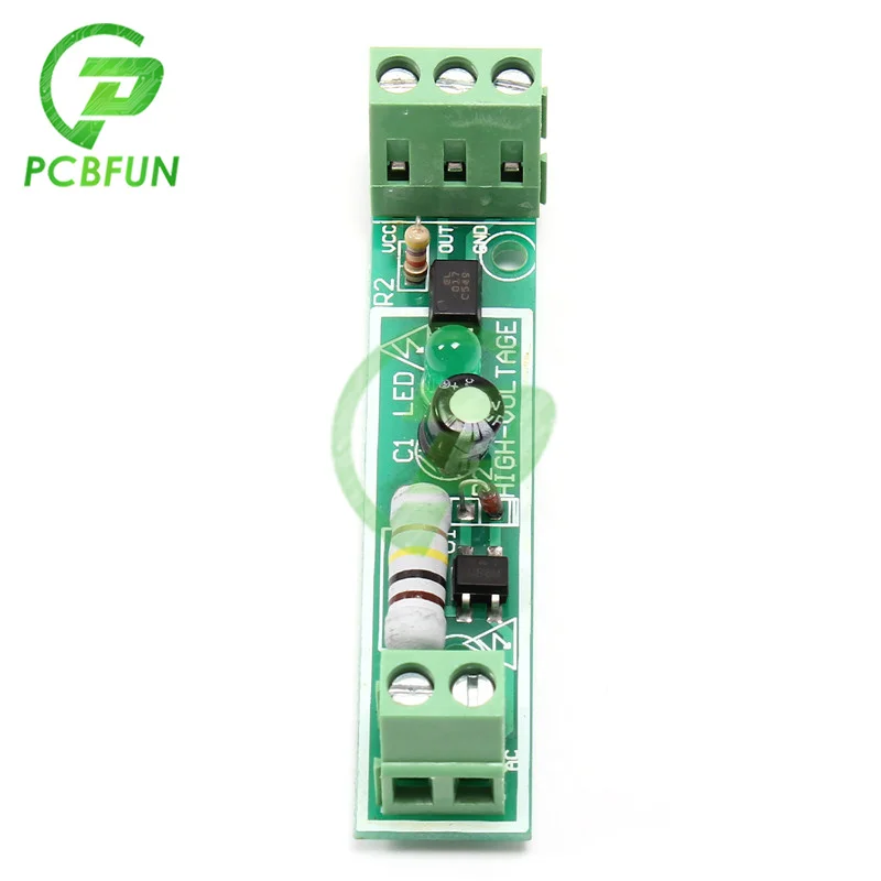 1-Bit AC 220V Optocoupler Isolation Module Voltage Detect Board Adaptive 3-5V for Isolamento Fotoaccoppiatore PLC Module