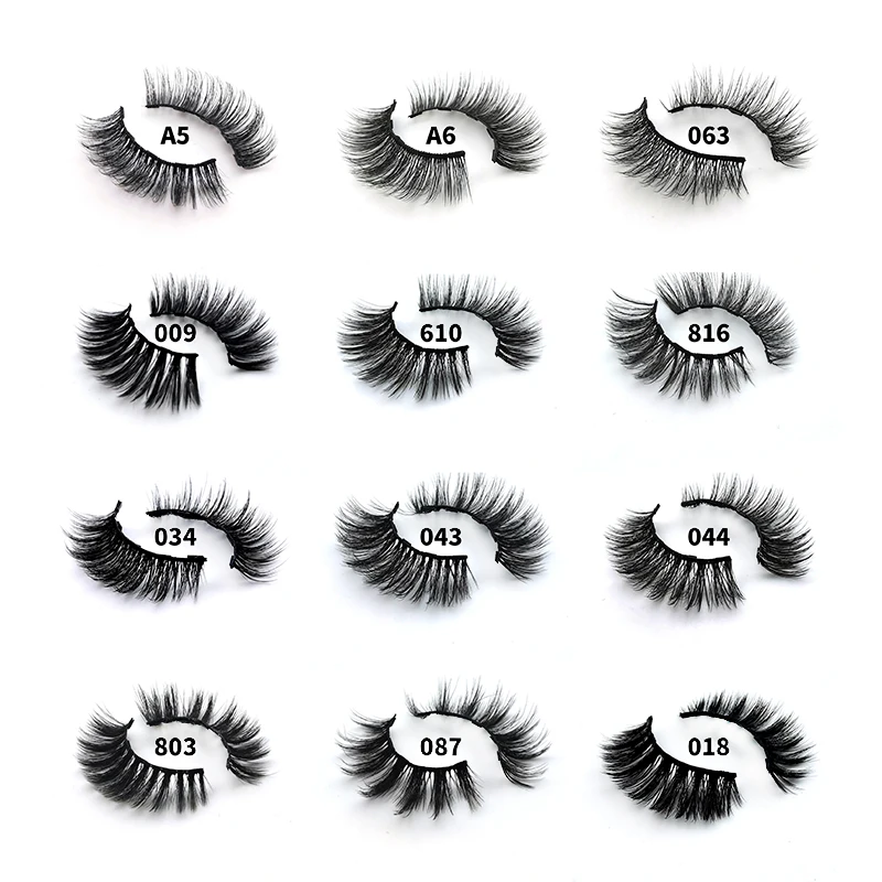 Magnetic Eyelashes 3D false eyelashes magnetic eyeliner liquid waterproof tweezers set durable hand eyelash makeup tool