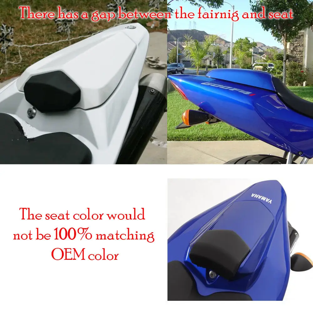 Motorcycle Fairing Rear Pillion Seat Cowl Cover For Triumph Daytona 675 2006 2007 2008 2009 2010 2011 2012 Gold Blue White Black