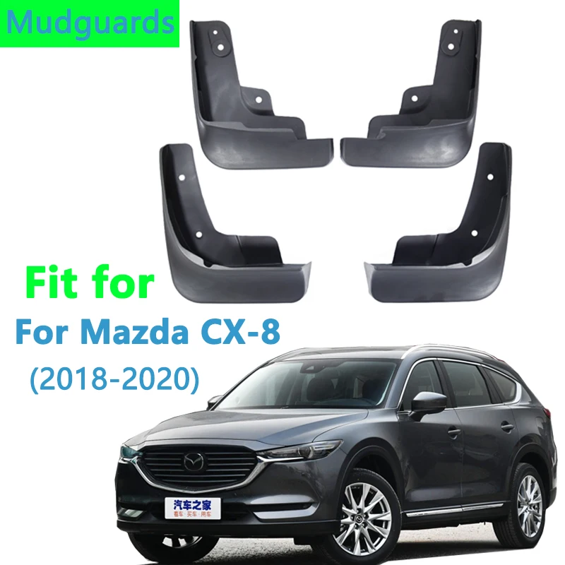 

Mud-flaps For Mazda CX-8 2018 2019 2020 Mudguards cx8 Fenders Mudflap Guard Splash Car Fender Auto Styline Front Rear 4pcs