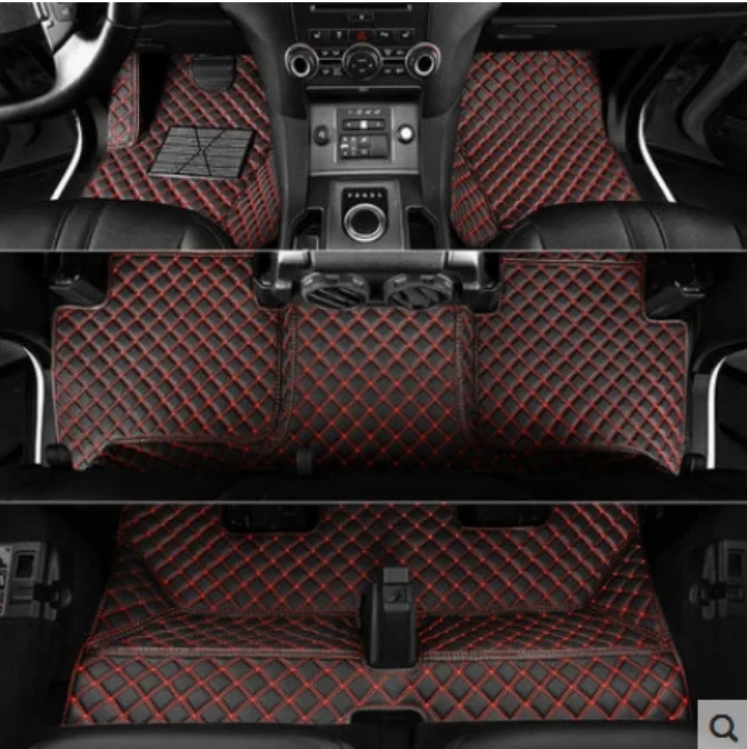 

Custom special car floor mats for Land Rover Discovery 5 2020 7 seats durable carpets for Discovery 5 2019-2017