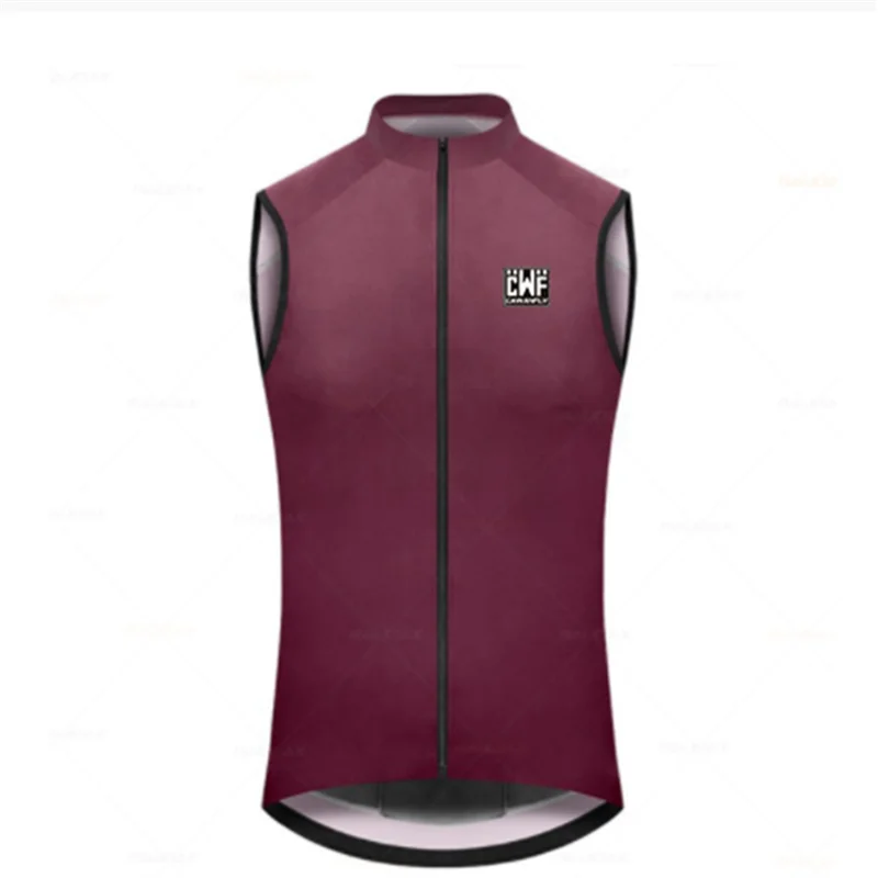 Men\'s Vest Cycling Clothes Zipper Summer Cycling Clothes Mountain Bike Shirt Quick-Drying UV Protection