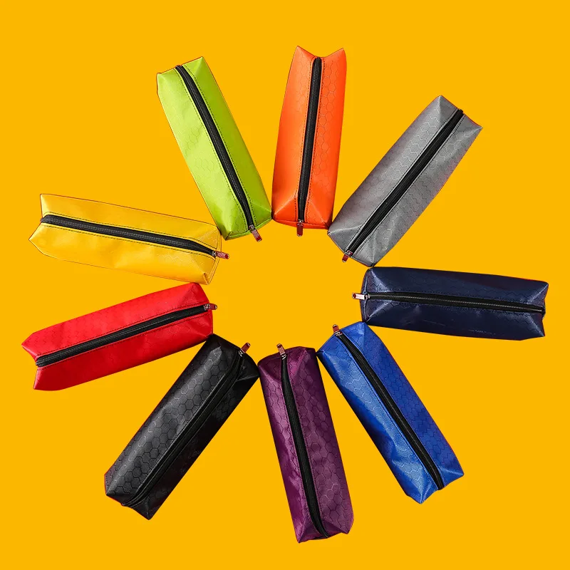 Football pattern pencil case PVC multi-color pen case environmental protection storage bag learning stationery bag
