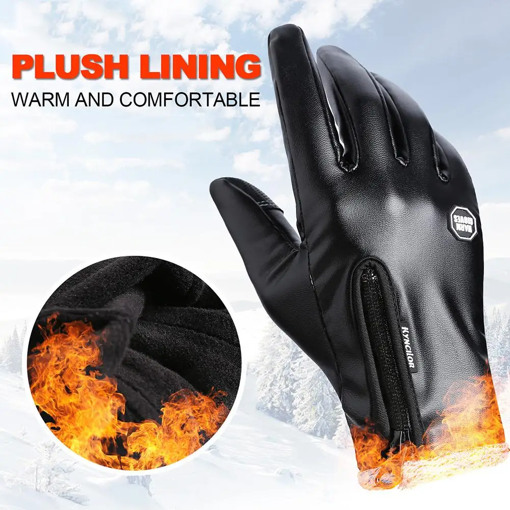 

2019 New Touch Screen Mittens Warm Motorcycle Bicycle Riding Gloves Unisex Windproof And Waterproof Outdoor Winter Gloves