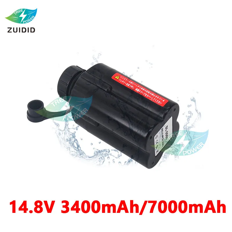 

14.8V 3.5Ah li-ion battery 14.8V 3500mAh 7000mAh 16.8v lithium battery pack with bms for electric winch fishing reel +1A Charger