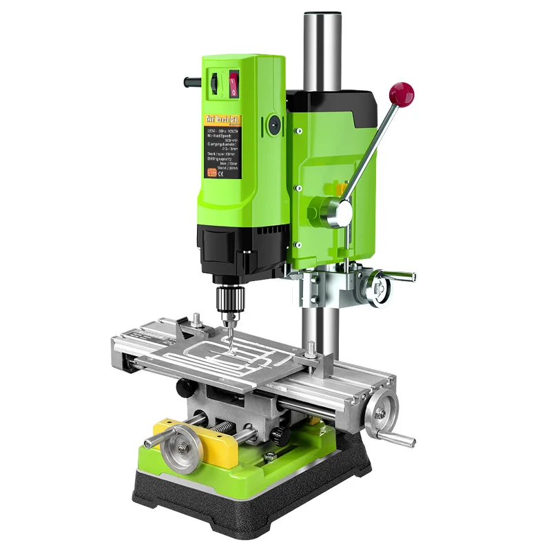 ALLSOME 880W Mini Bench Drill Press Liftable Electric Drill Table Tools Variable Speed Drilling 1.5-13mm Chuck Drilling Machine