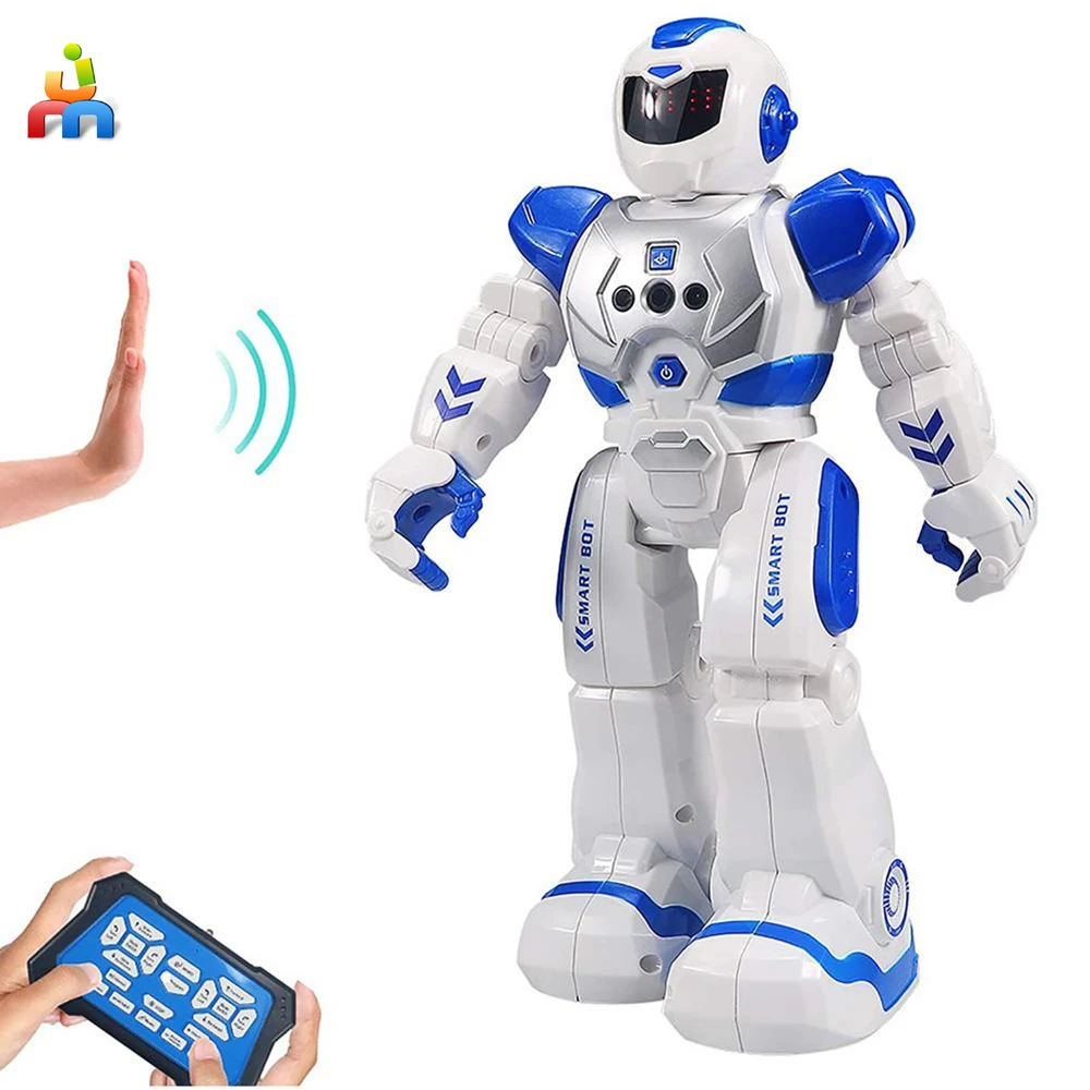 Parkten Hot Remote Control Robot Smart Action Walk Singing Dance Action Figure Gesture Sensor Toys Gift for KID Girl