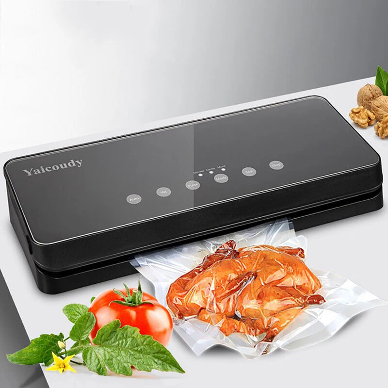 Yaicoudy White Dolphin Best Portable Food Vacuum Sealer With Free Bags 10pcs Sealing Machine Packaging Machine