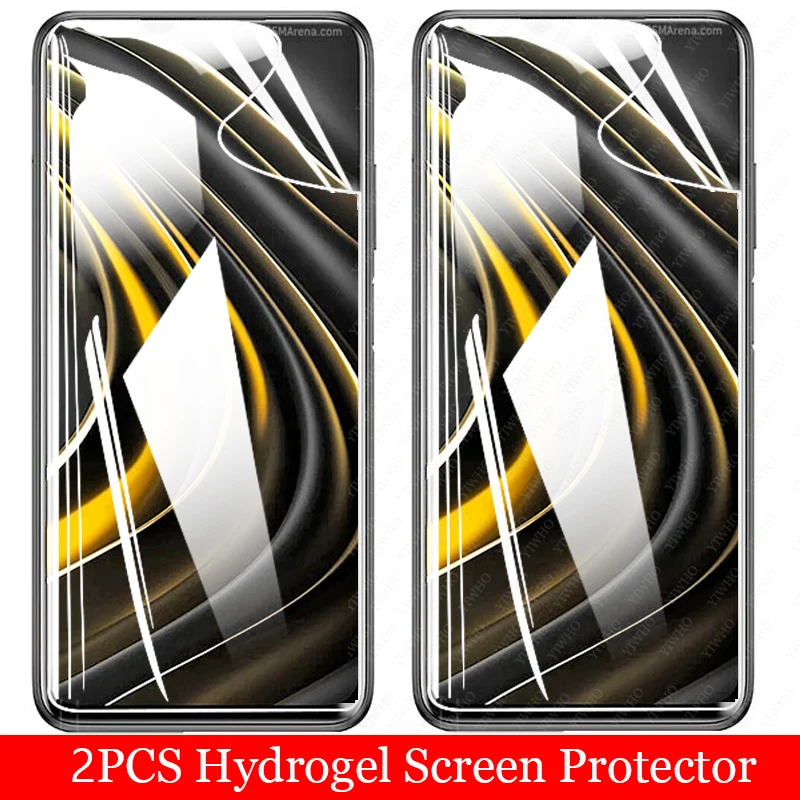 9999D Hydrogel Soft Film For Xiaomi Poco M3 Screen Protector for xiaomi Poco M 3 PocoM3 PocophoneM3 Tempered Glass Camera Lens