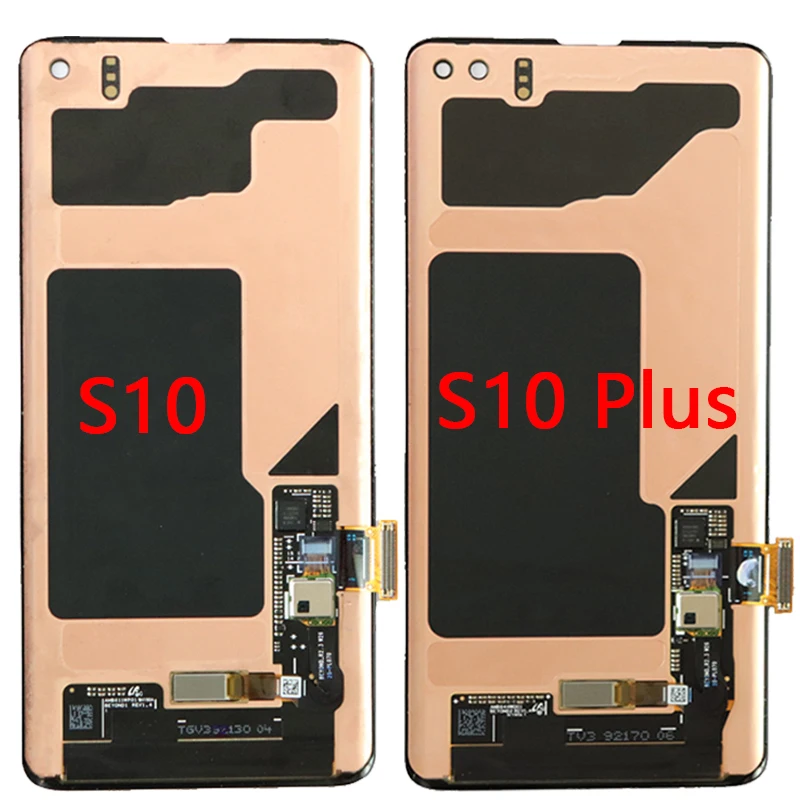 Imagem -04 - Tela de Toque Lcd Super Amoled para Samsung S10 Plus G973f ds G973f G975 ds G975f Ponto Preto