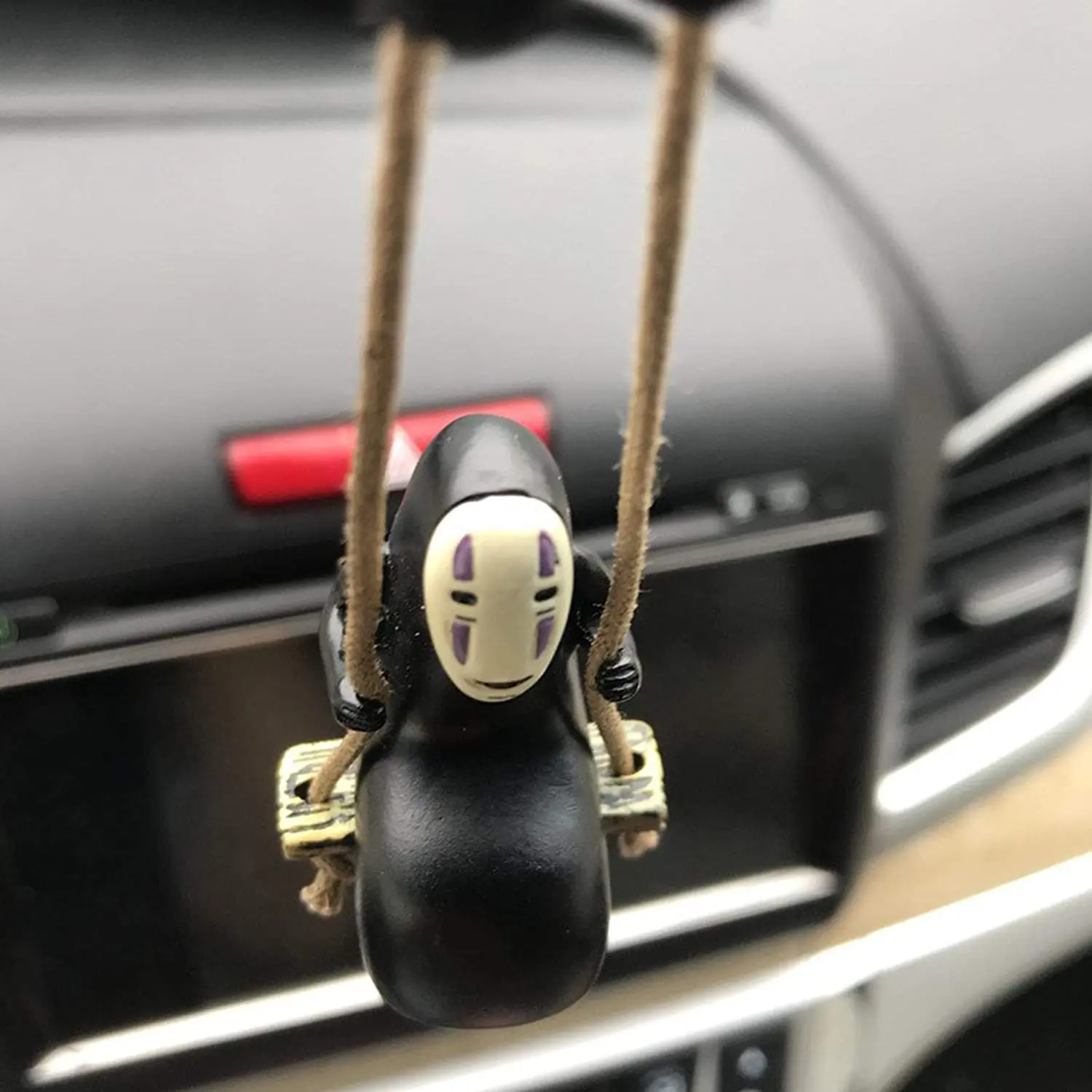 Treo Xe Ô Tô Phụ Kiện Gương Sáng Tạo Hoạt Hình Không Kén Khuôn Mặt Người Đàn Ông Trên Xoay Trang Trí Ô Tô Nhựa Thân Thiện Với Mặt Dây Chuyền R Tráng Gương
