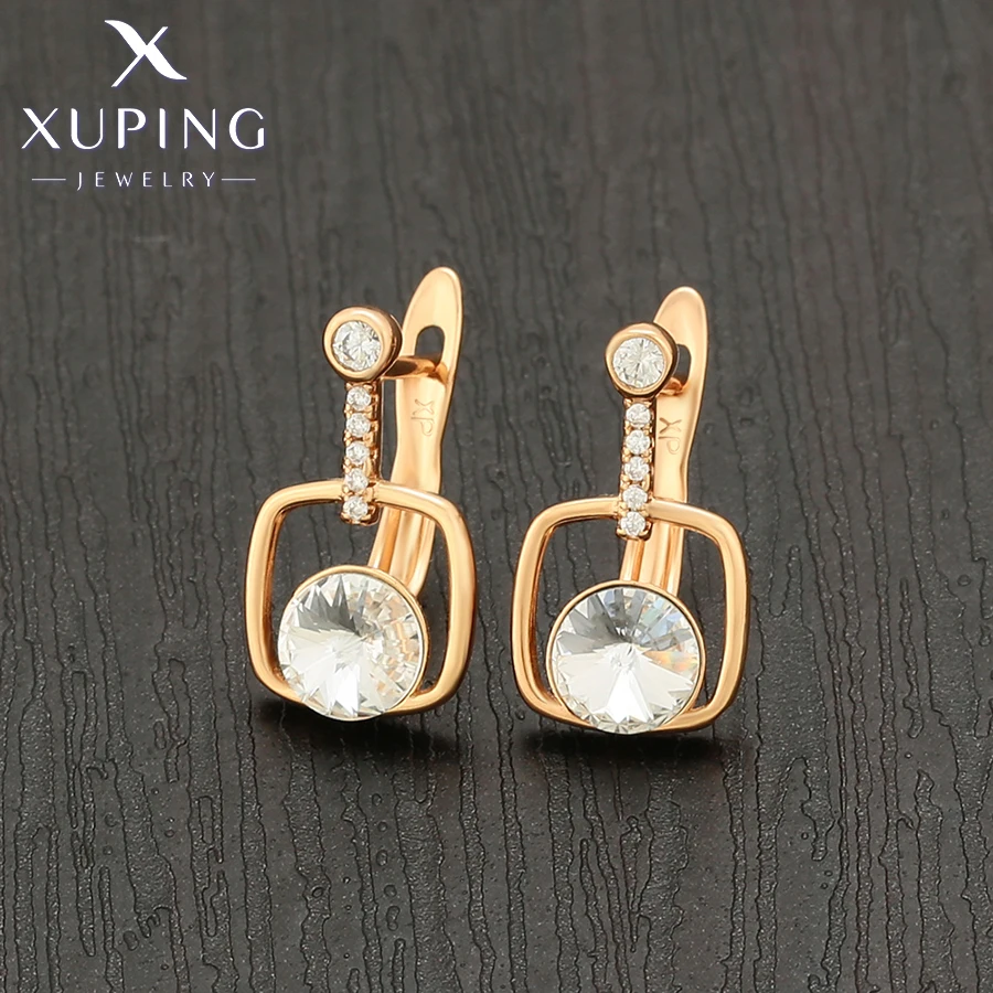 Xuping Jewelry New Arrival Crystals Earrings for Women Christmas Gift A00426806