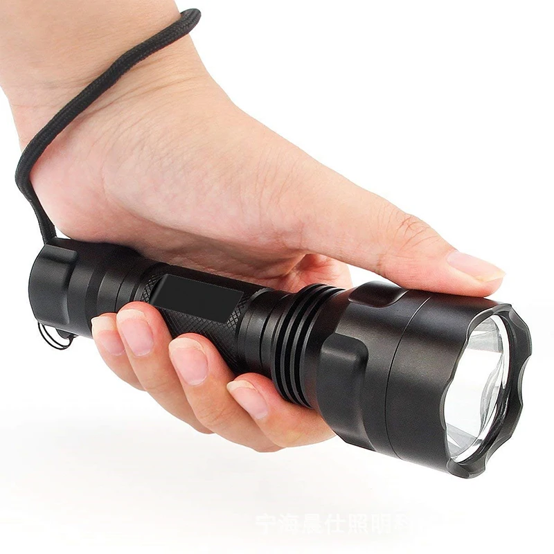 Litwod Z20 LED Flashlight Torch C8 5 Mode XML L2 T6 Q5 High Power Lamp Light Super Bright Portable Led Light for Camping fishing