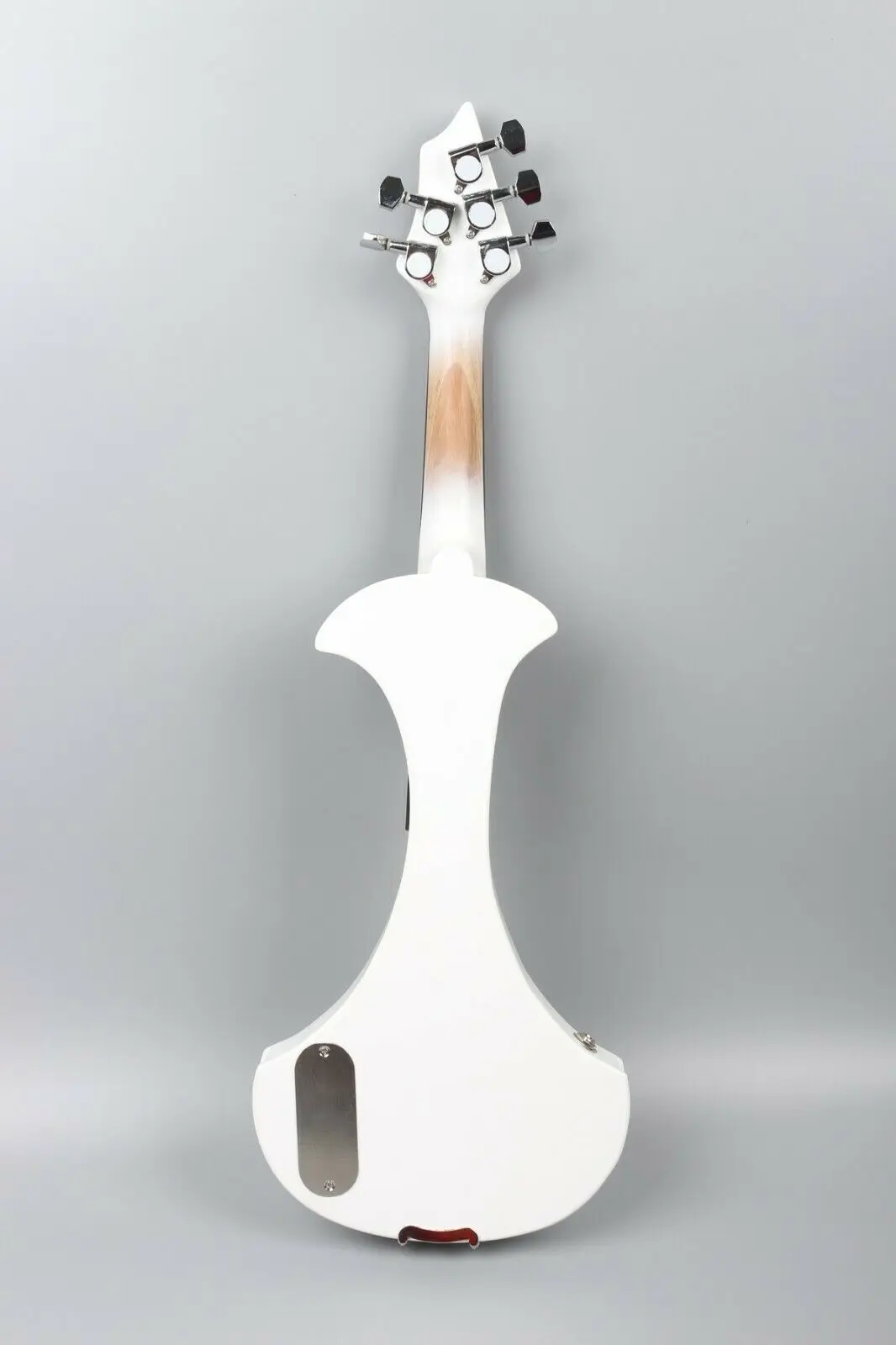 4 String white 4/4 Electric Violin Silent Solid wood Nice Tone Free Case #EV24