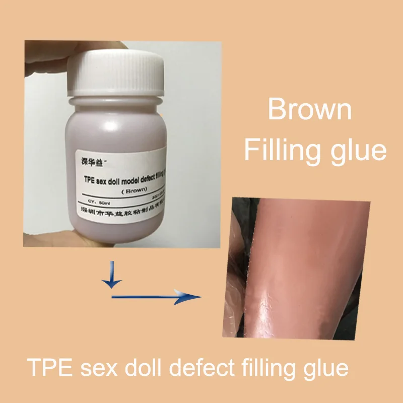 Imagem -02 - Tpe Doll Filling Glue Preencher Pratos Buracos Pele e Suaviza após Trigo Brown Secagem