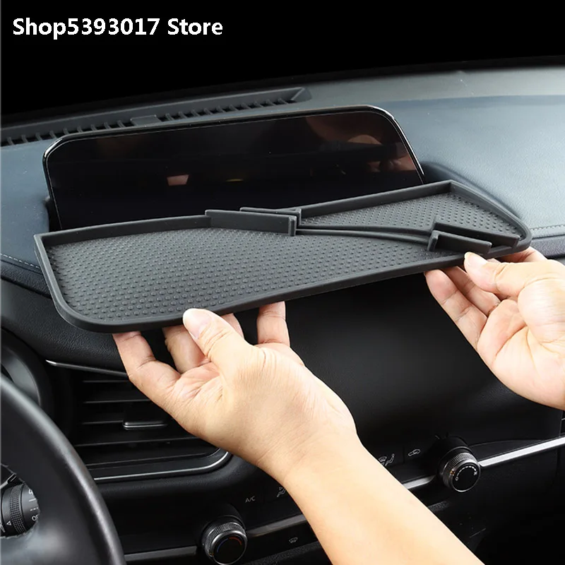 for Mazda CX30 CX-30 2022 2020 2021 Car Mobile Phone Navigation Bracket Silica Gel Anti-slip Mat Protective Instrument Panels