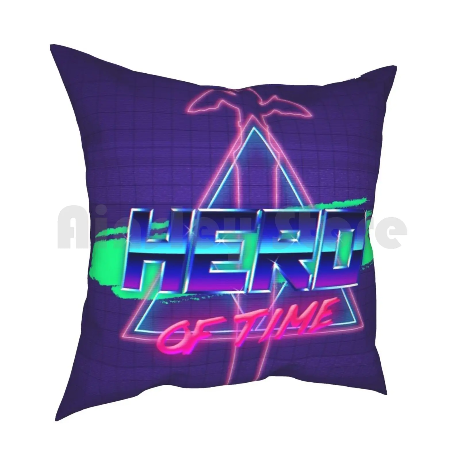 Tri Wave Pillow Case Printed Home Soft DIY Pillow cover The Legend Of Ocarina Of Time 80S New Wave Retro Retrowave Legend