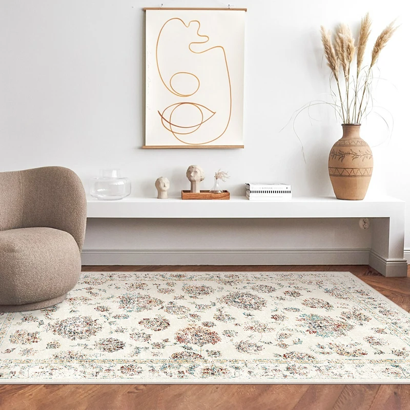 Nordic Morocco Rugs and Carpet for Living Room Study Vintage Floor Rug American Home Bedroom Carpet Persian Large Area Rug Mat