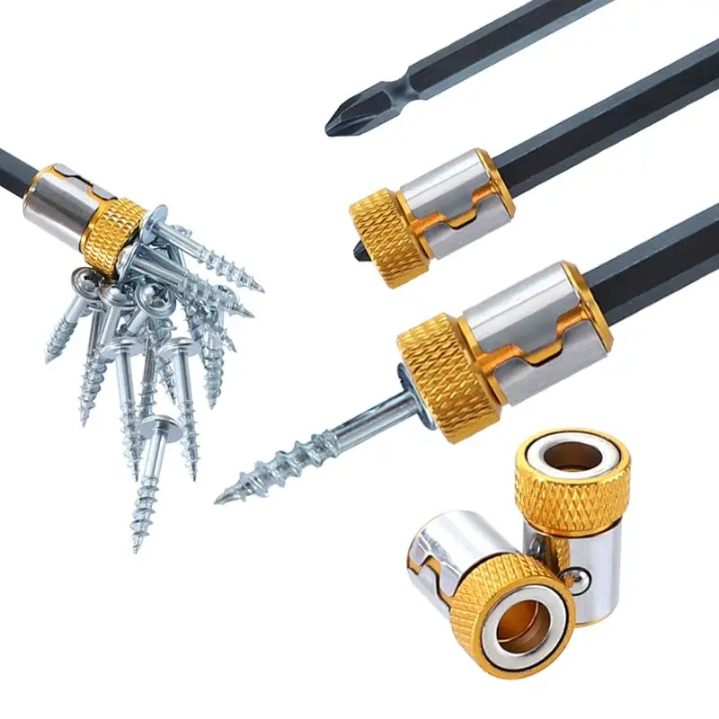 Screwdriver Bits Magnetic Ring 1/4\