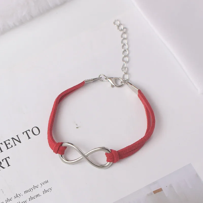 Various Colors Bracelets for Women Pure Hand Infinity Bracelets Jewelry Statement Charm Bracelet Fashion Hand Jewelry