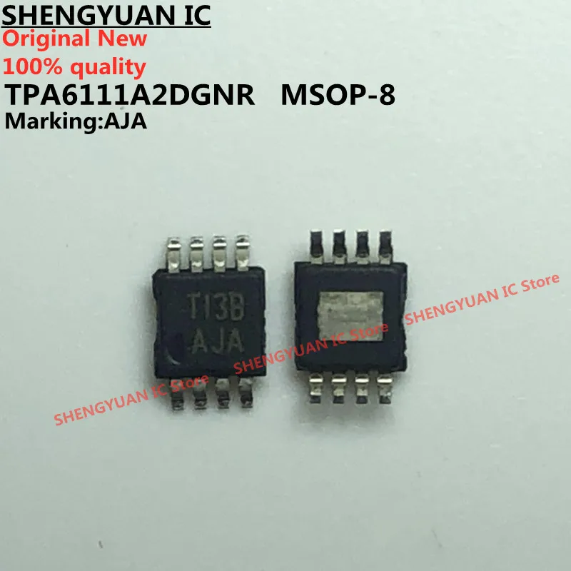 

10 шт. TPA6111A2DGNR AJA MSOP-8 TPA6111A2DGNRG4 TPA6111A2 TPA6111 150 МВт стерео аудио усилитель мощности 100% новый импортный оригинал