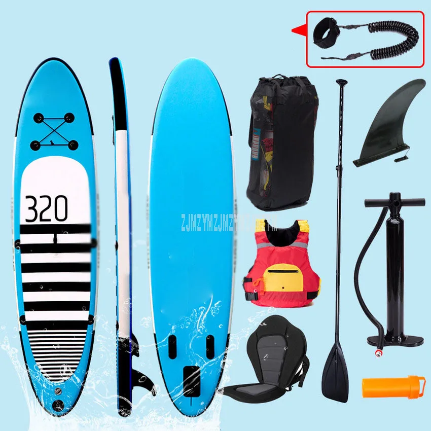 Surfboard 320/365cm Inflatable Sup Stand Up Paddle Board Surf Kayak Boat Leg Leash Dinghy Raft Water Sport Paddle Surf Board