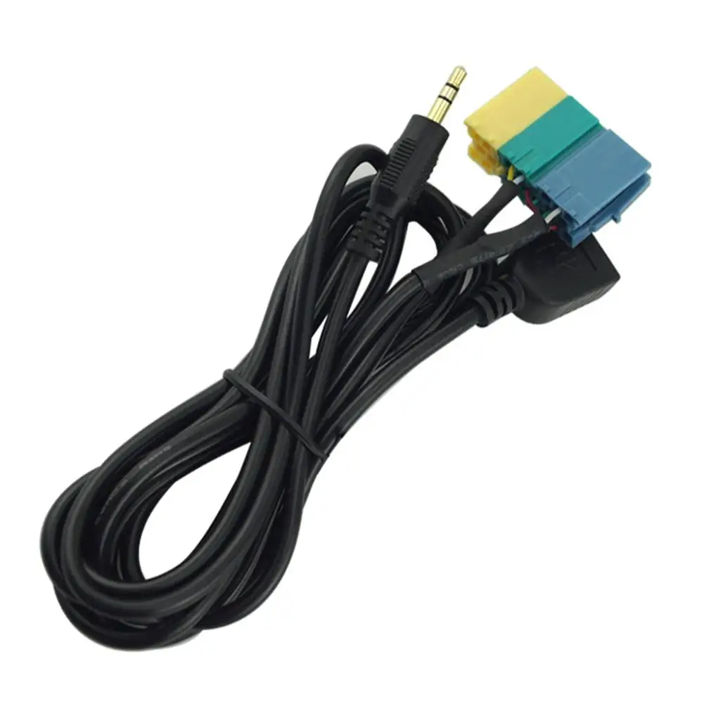 2-in-1 3.5mm USB Plug Car Audio Adapter Car Video Audio Adapter Cable Modification Line Car AUX Line ForHyundai / K I A