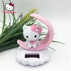 Автомобиль Hello Kitty TAKARA TOMY, украшение на солнечной батарее, женская кукла, модные аксессуары