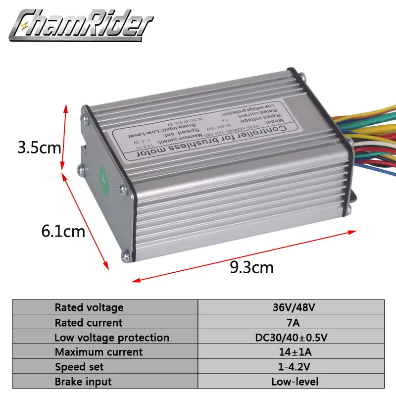 36V 250W 48V 350W Controller LED880 Display Meter PAS Set E-Bike Conversion Kit Dual Mode Hall Sensor and Sensorless