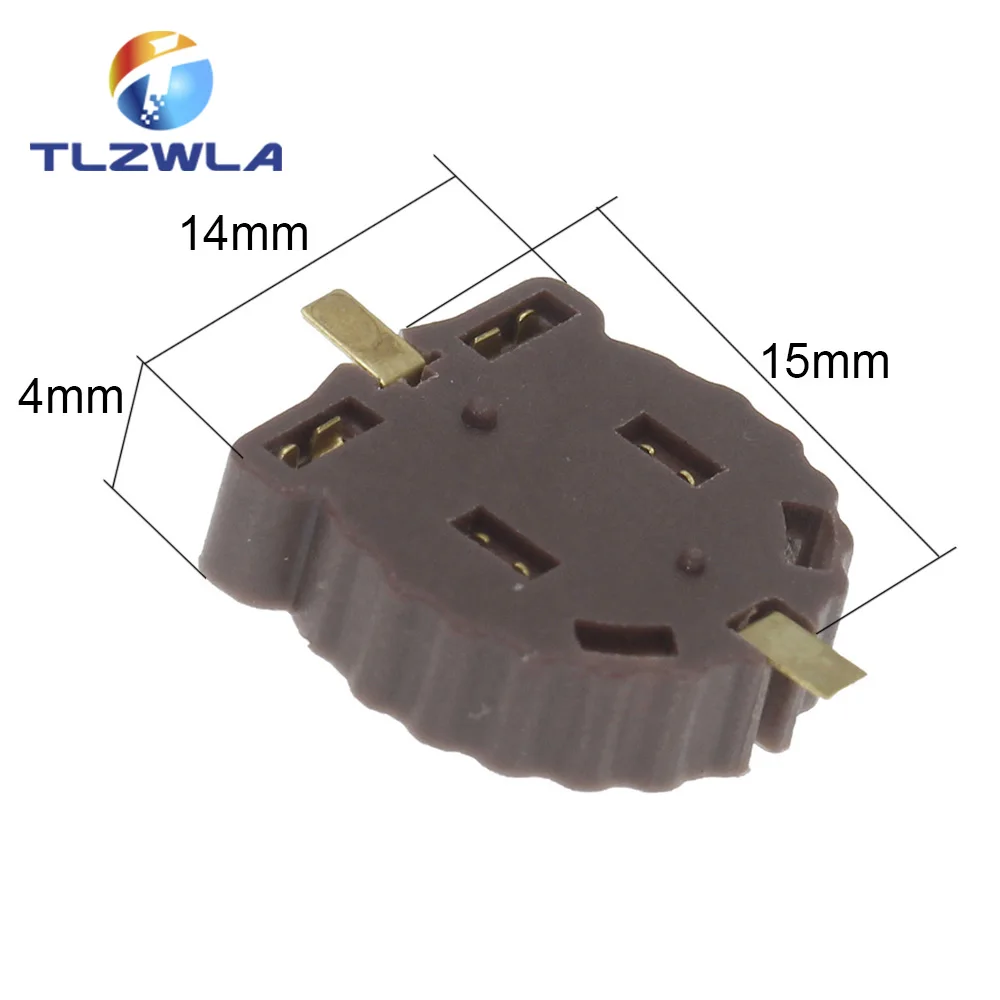 10 Stuks Smd Smt CR1220 CR1225 BS-1220-2 3V Knoopcel Batterij Socket Holder Case Box