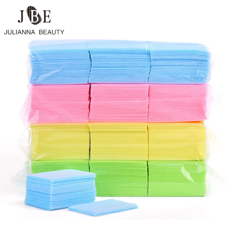 

1 Bag Gel Polish Remover Pad Nail Wipes Cleaning Lint Free Paper Pad Soak off Remover Manicure Cotton Napkins Wrap Tool