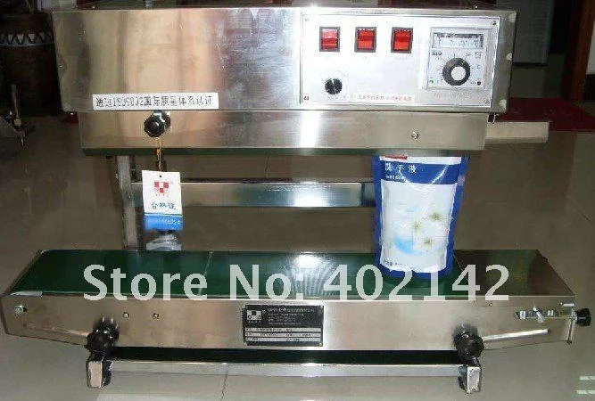 Machine de scellage à bande continue verticale, SF-150V, pour scelleuse de sacs en aluminium et en plastique