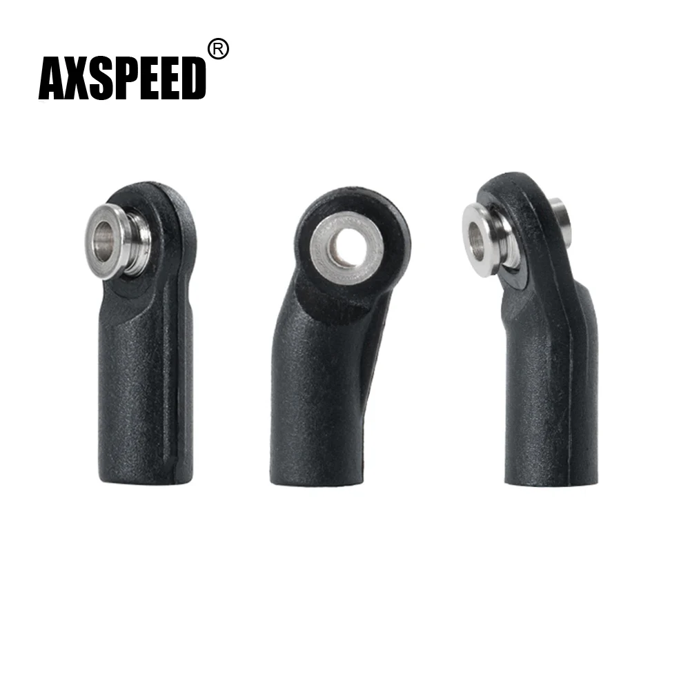 AXSPEED Plastic M4 Pivot Link Rod End Width Balls Joint Head CW for TRX-4 Axial SCX10 Tamiya CC01 1/10 RC Crawler Car