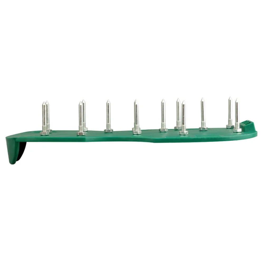 1 paio di scarpe Nail coltivatore cortile attrezzo da giardino prato aeratore scarpe lacci giardino cortile erba coltivatore scarificazione strumento per unghie