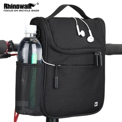 Folding bike handlebar water bottle 2 in 1 waterproof large capacity for brompton bag