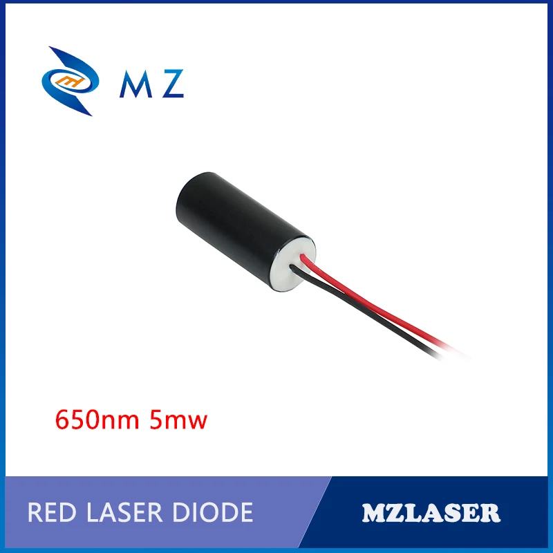 Módulo de laser de ponto vermelho apc industrial padrão 8mm 650nm 5mw