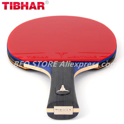 Imagen 2 del producto Raqueta de tenis de mesa TIBHAR, 6/7/8/9 estrellas, goma adhesiva, espinillas, profesional, alta calidad, Original, raqueta TIBHAR, bate de Ping Pong