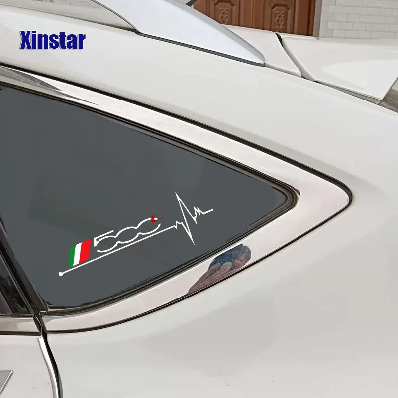 2 шт. наклейка на окна автомобиля для Fiat 500 500L 500X 500E Panda Punto Tipo BRAVO